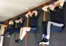 mat & ball work exercise picture